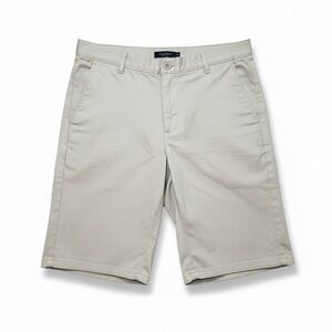 NWT Nautica Boys Khaki Flat Front Shorts School Uniform Classic Summer 18H